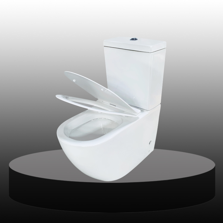 White Chinese  Two Piece Toilet Bowl