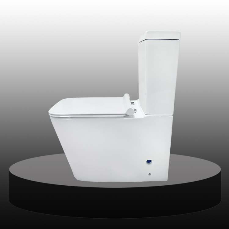 Square Shape Ceramic Two Piece Toilet