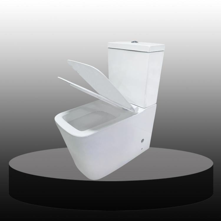 Square Shape Ceramic Two Piece Toilet