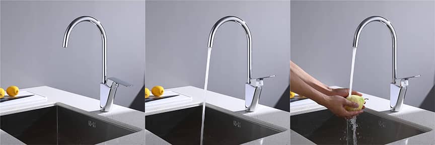 china Round Tube Kitchen Faucet