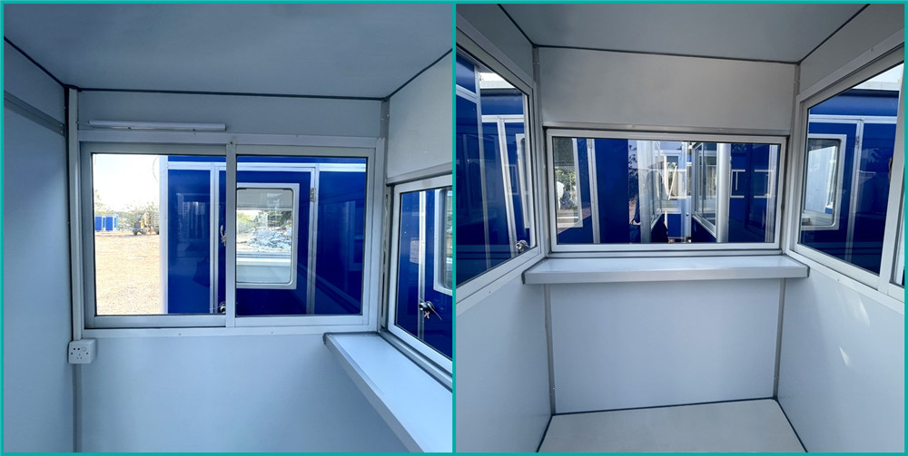 Buy China high quality and hot sale prefab materials EPS sandwich panel portable security house for sale