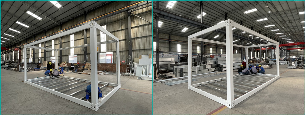 China high quality movable house  modular prefabricated steel structure flat pack container house Thailand