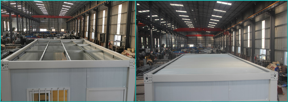 China high quality movable house  modular prefabricated steel structure flat pack container house for sale