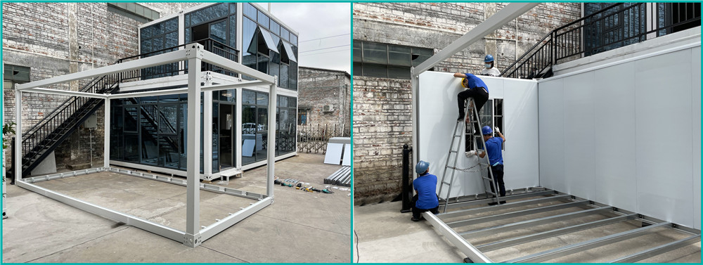 Container home china modular accommodation units flat pack container house Thailand