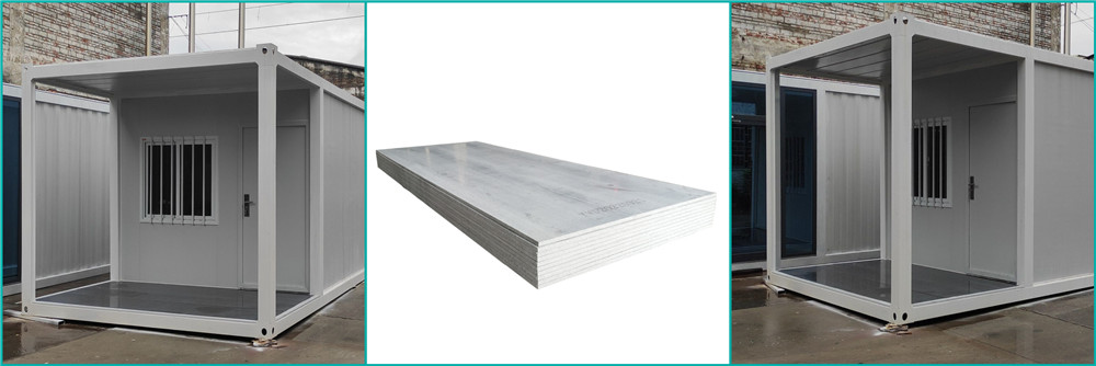 Fiber cement board detachable flat pack container house Dubai