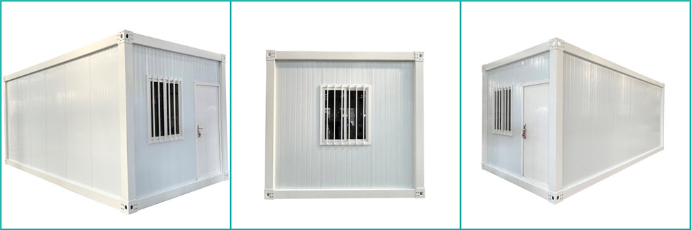 Glass wool sandwich panel for detachable flat pack container house factory