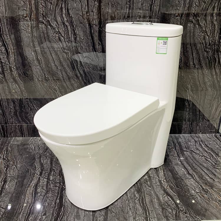 P-trap Wash Down One Piece Toilet