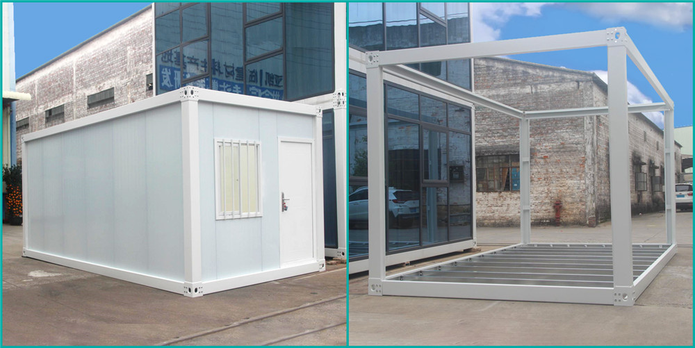 Prefab building materials China flat pack container house manufacturers