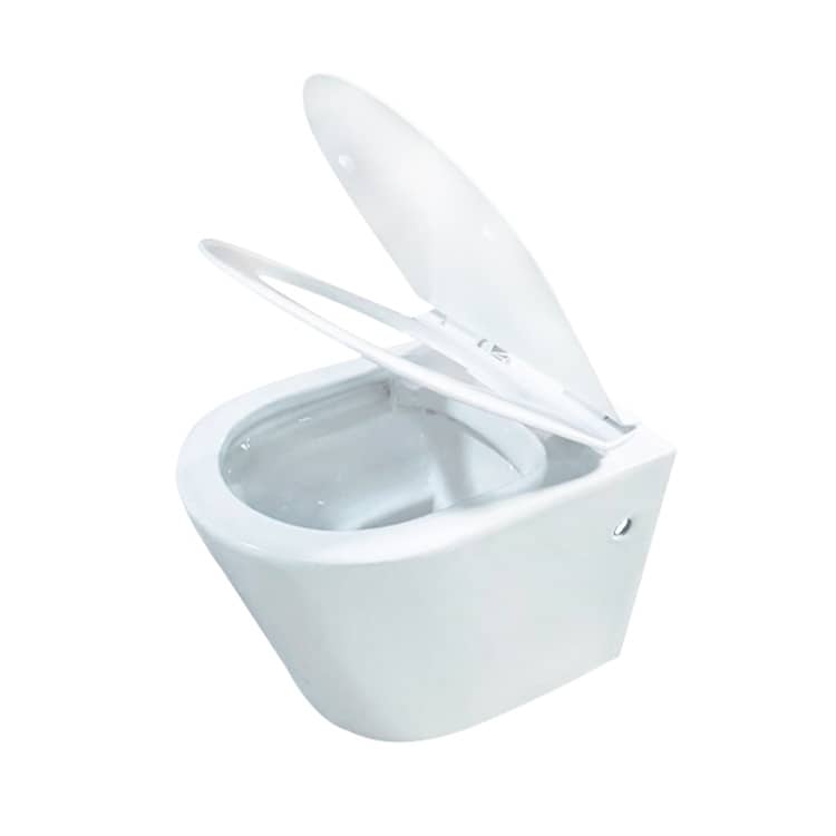 Slow And Silent Closing Wall Hung Toilet