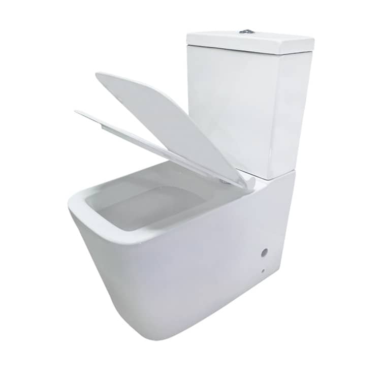 Square Shape Ceramic Two Piece Toilet