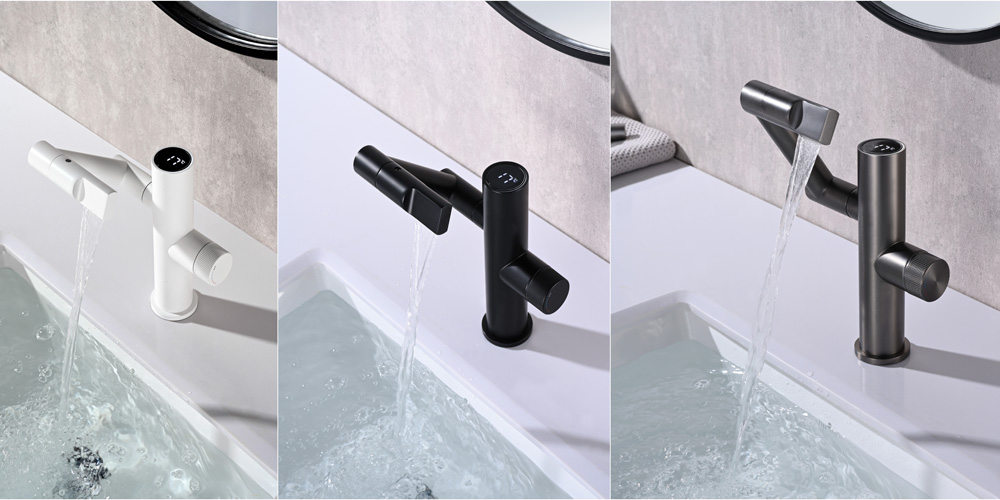 Digital Temperature Controlled Wash Basin Faucet