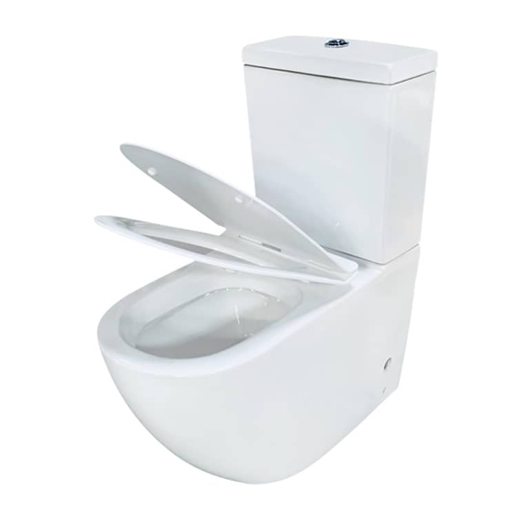 White Chinese  Two Piece Toilet Bowl