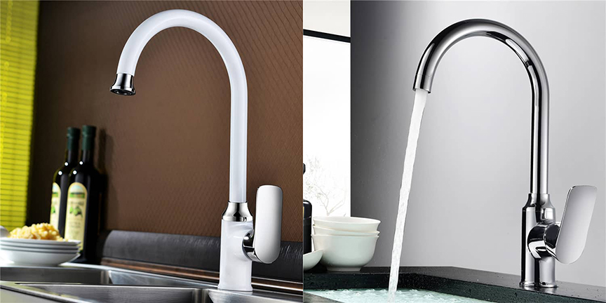 Chrome Color Kitchen Faucet