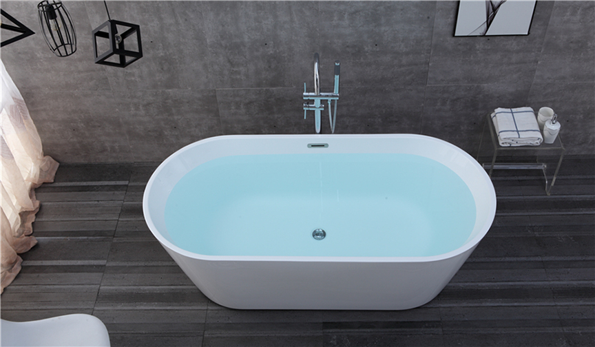 Curve Shape Free Standing Bathtub