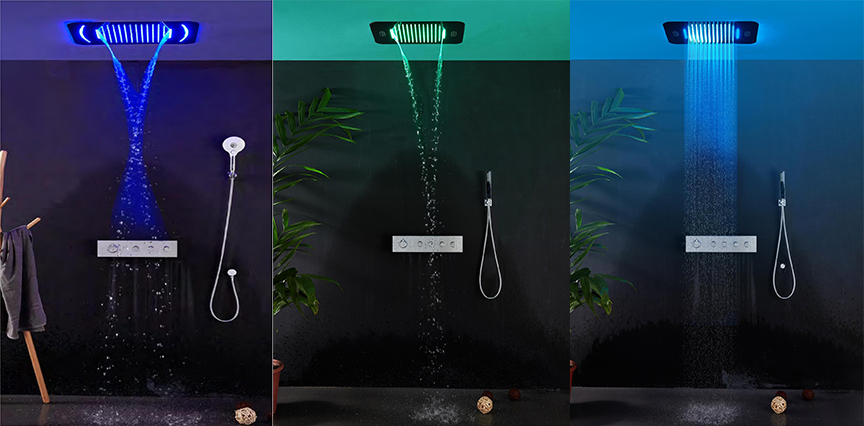 Waterfall Concealed Showers