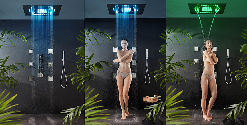 Rain Curtain  Concealed Showers