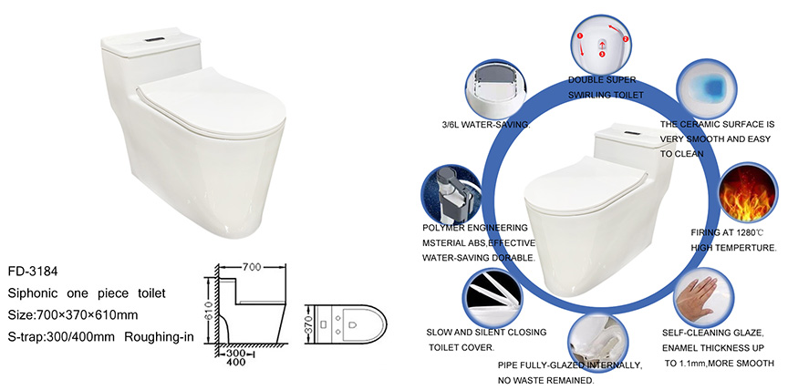 Submarine One Piece Toilets
