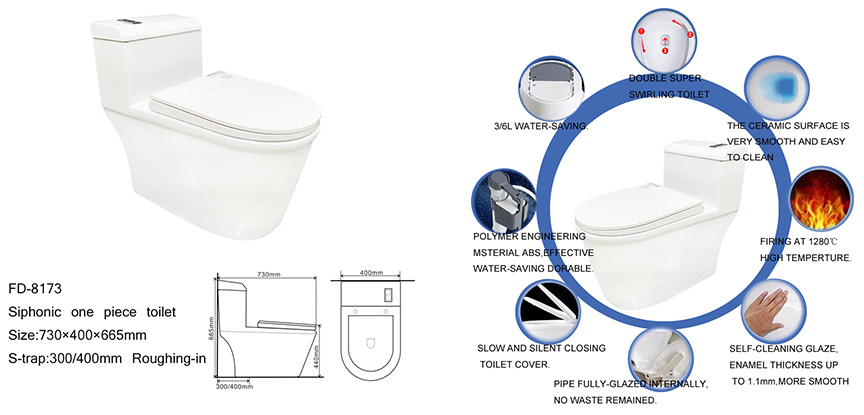 Luxury One Piece Toilets