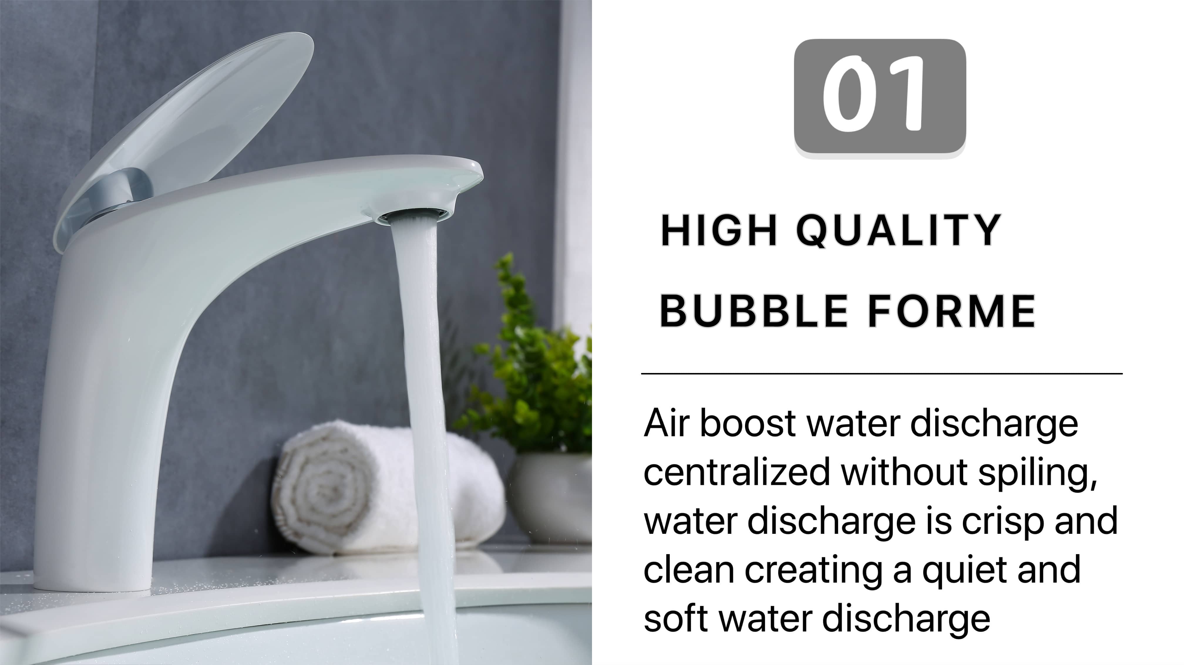 White Wash Basin Faucet