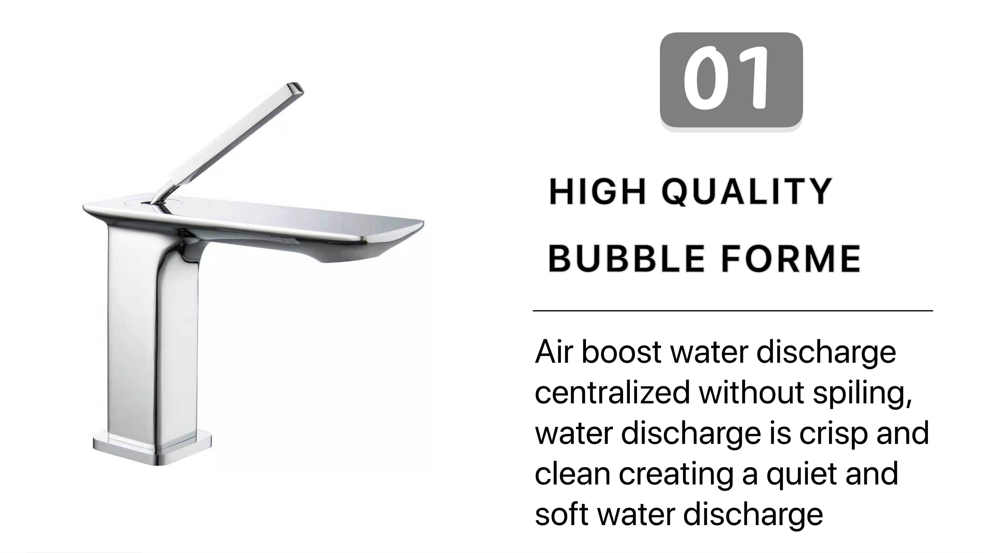 Grey Wash Basin Faucet