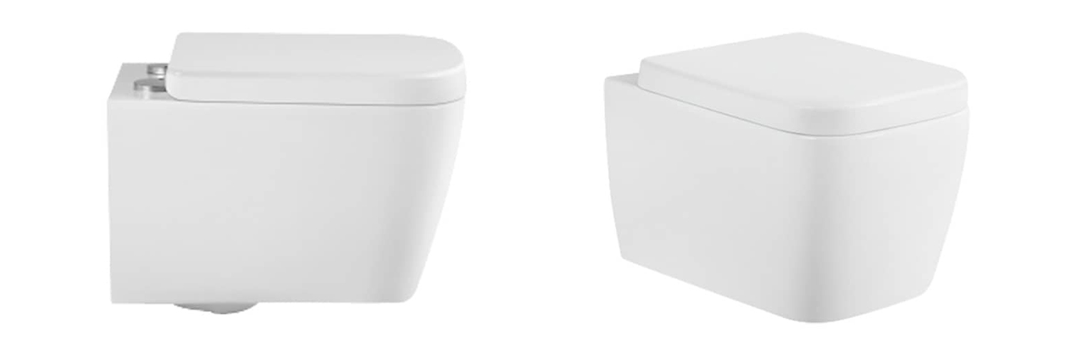 Square Shape Ceramic Wall Hung Toilet