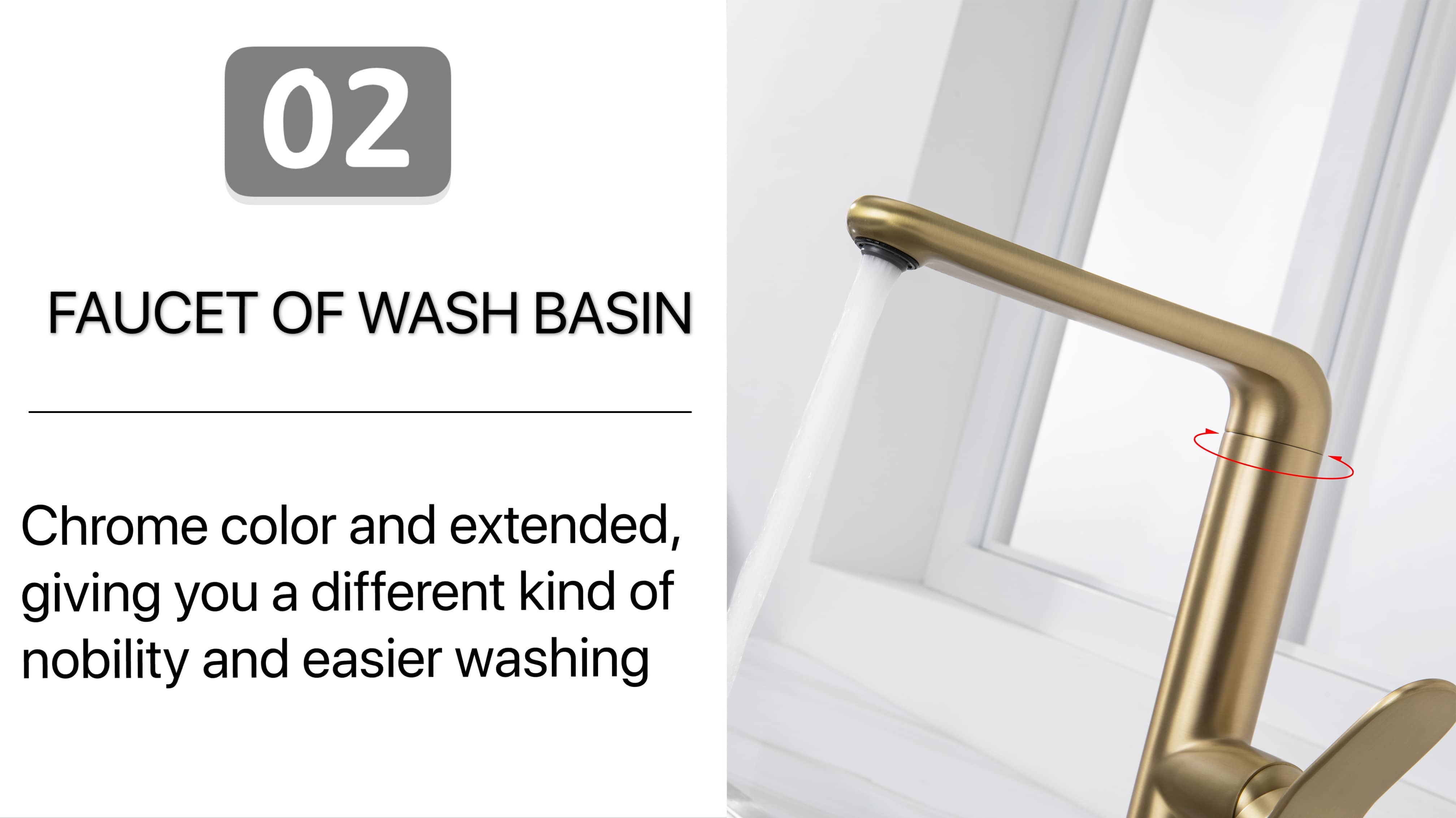 Golden Color  Kitchen Faucet