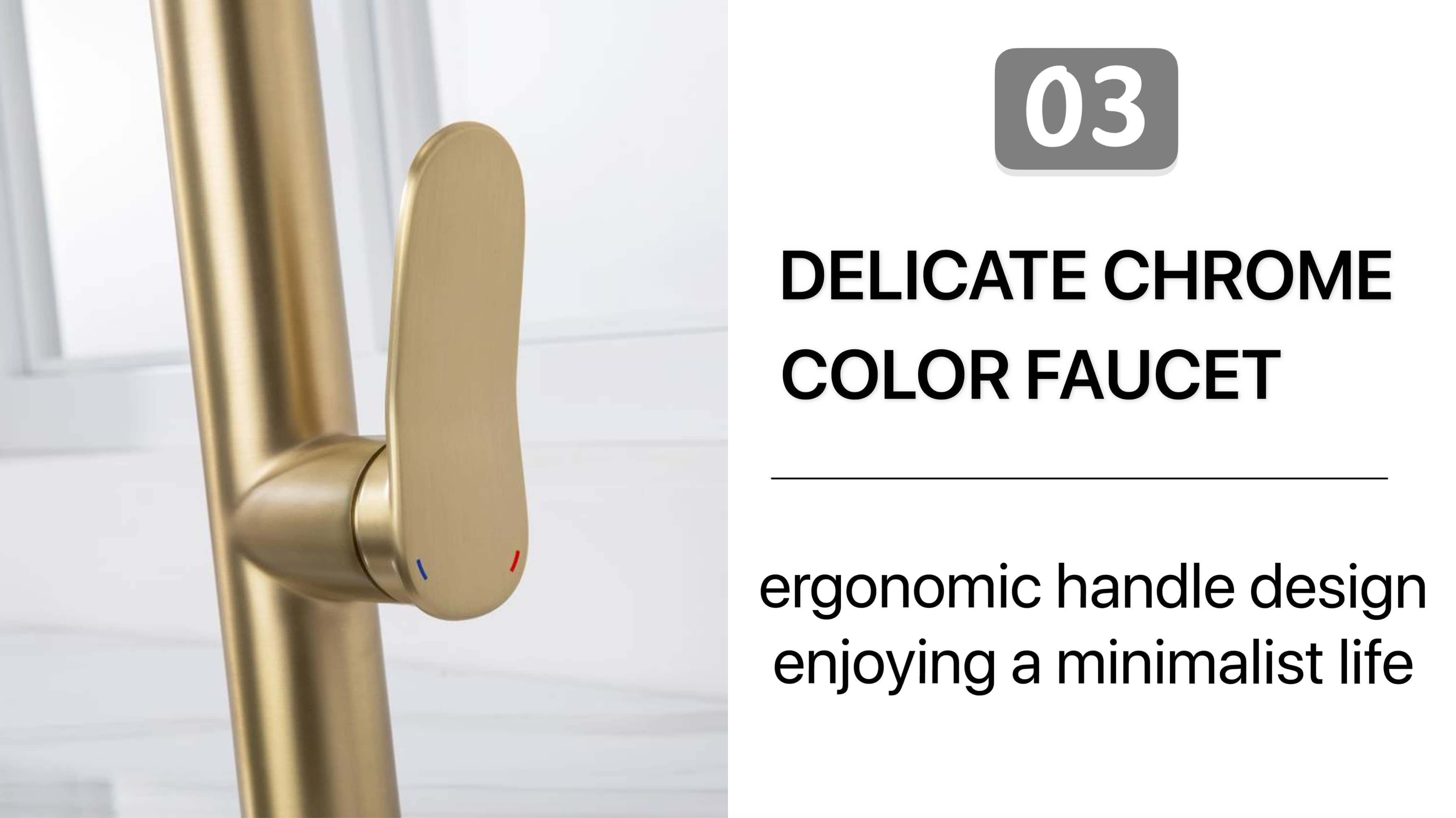 Golden Color  Kitchen Faucet wholesale