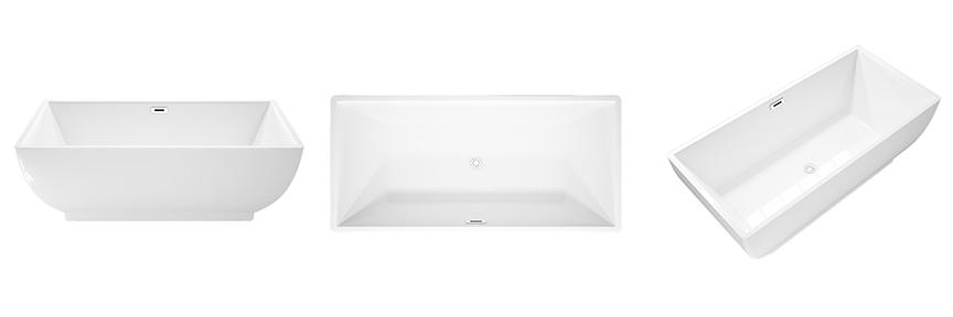 Thick sided Free standing Bathtub