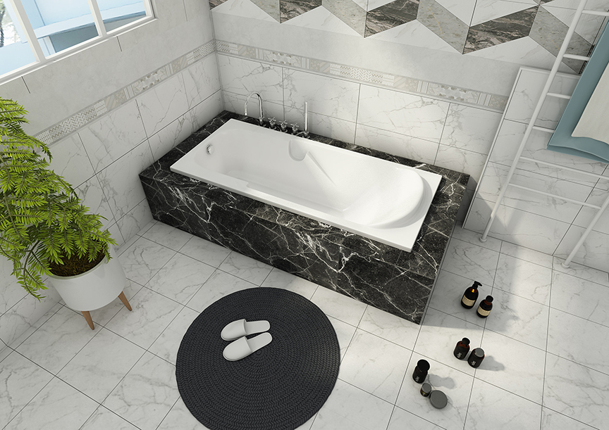 Personalized Built In Bathtub