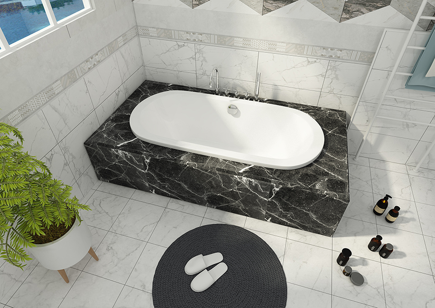Wider Edge Built In Bathtub