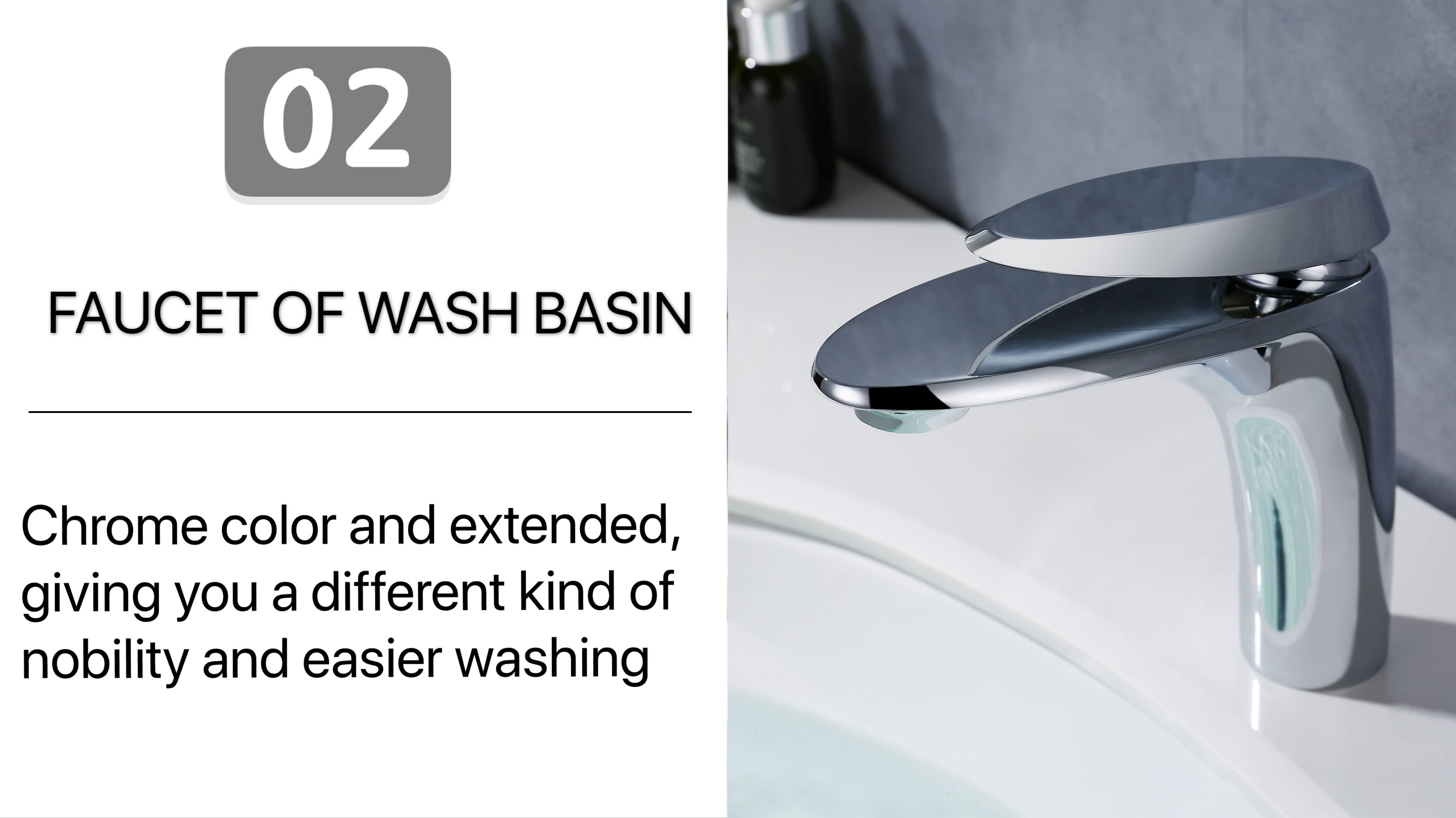 Chrome Wash Basin Faucet ce