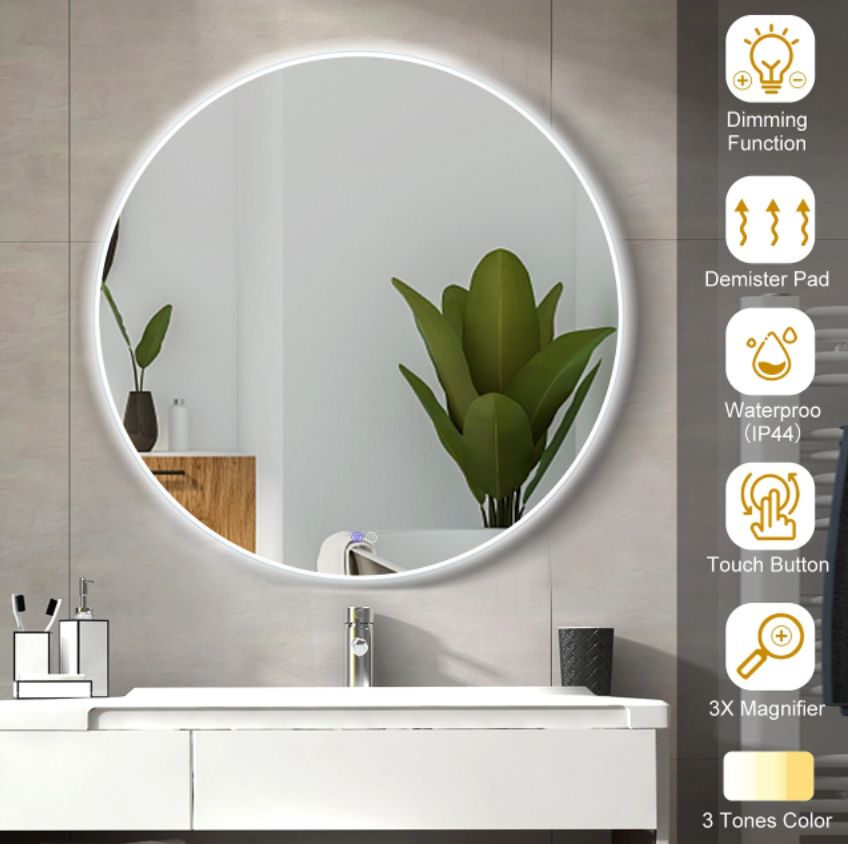 Demister Bathroom Mirror