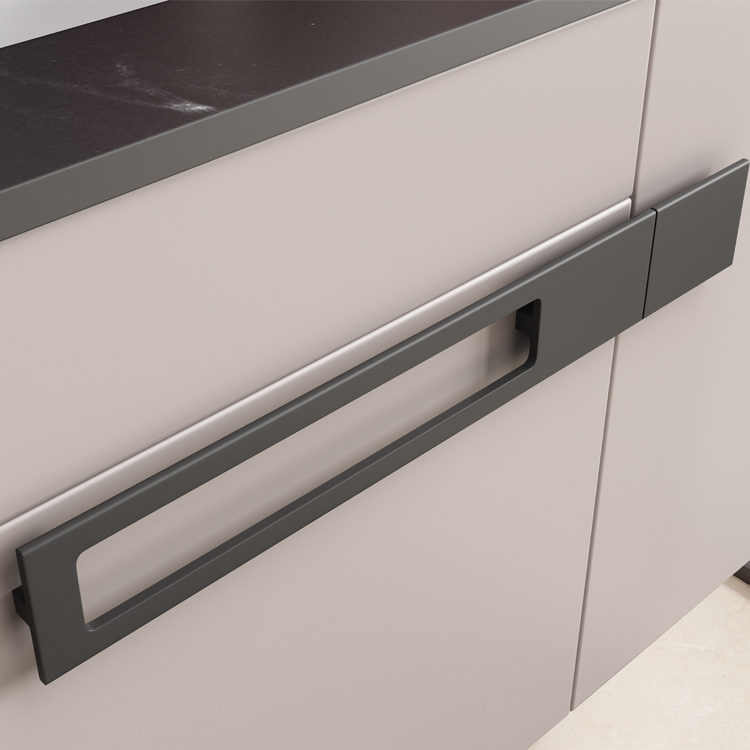 Floating Aluminum Bathroom Cabinet