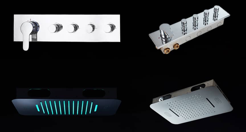 Waterfall Concealed Showers