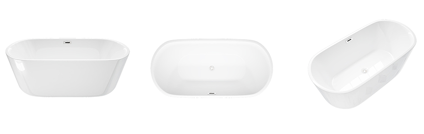 Oval Free Standing Bathtub