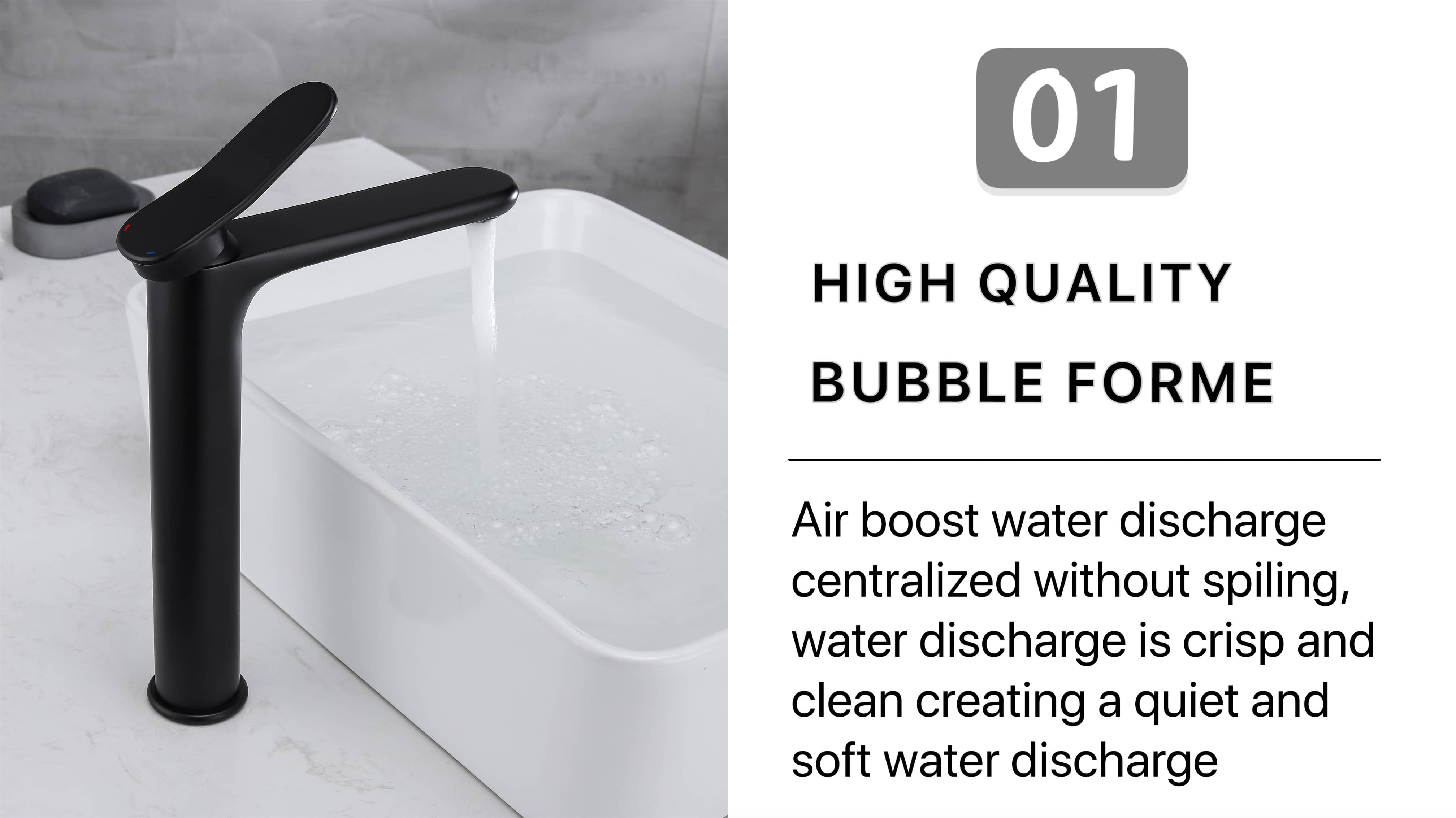 Black Color Wash Basin Faucet