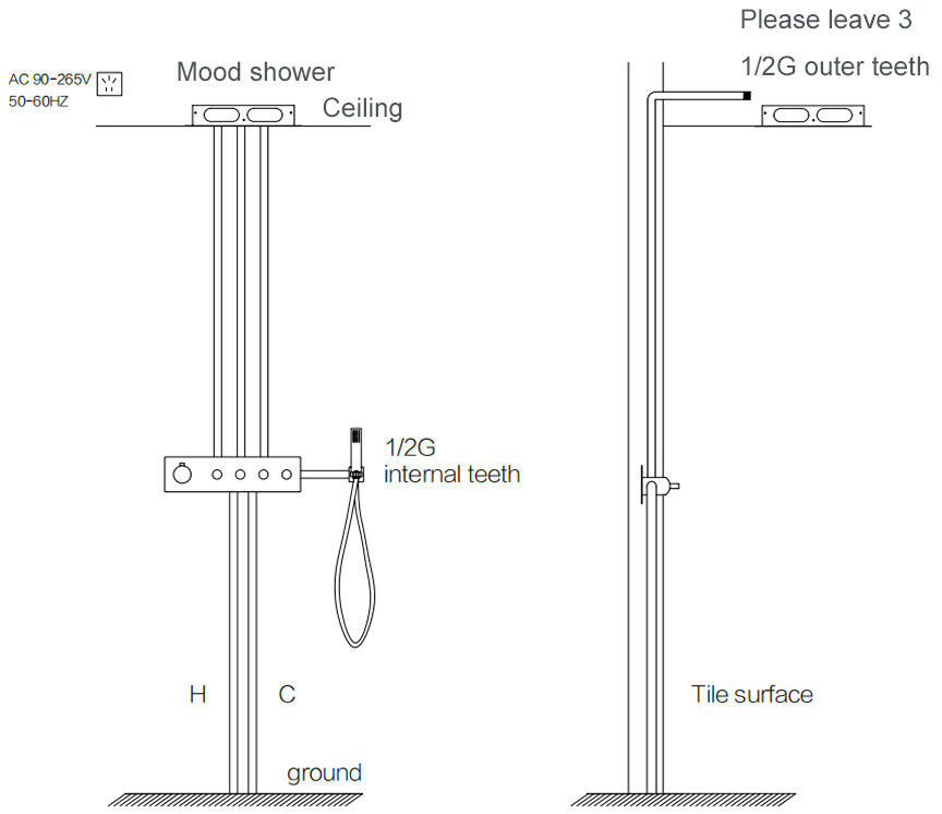 With Music Concealed Showers ce