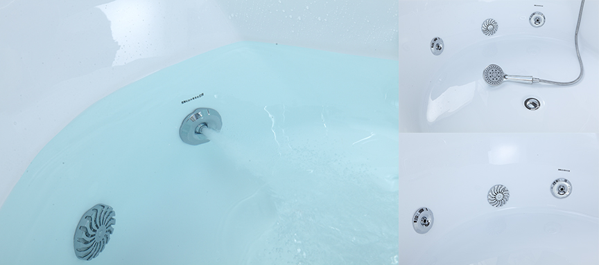 Round Massage Bathtub
