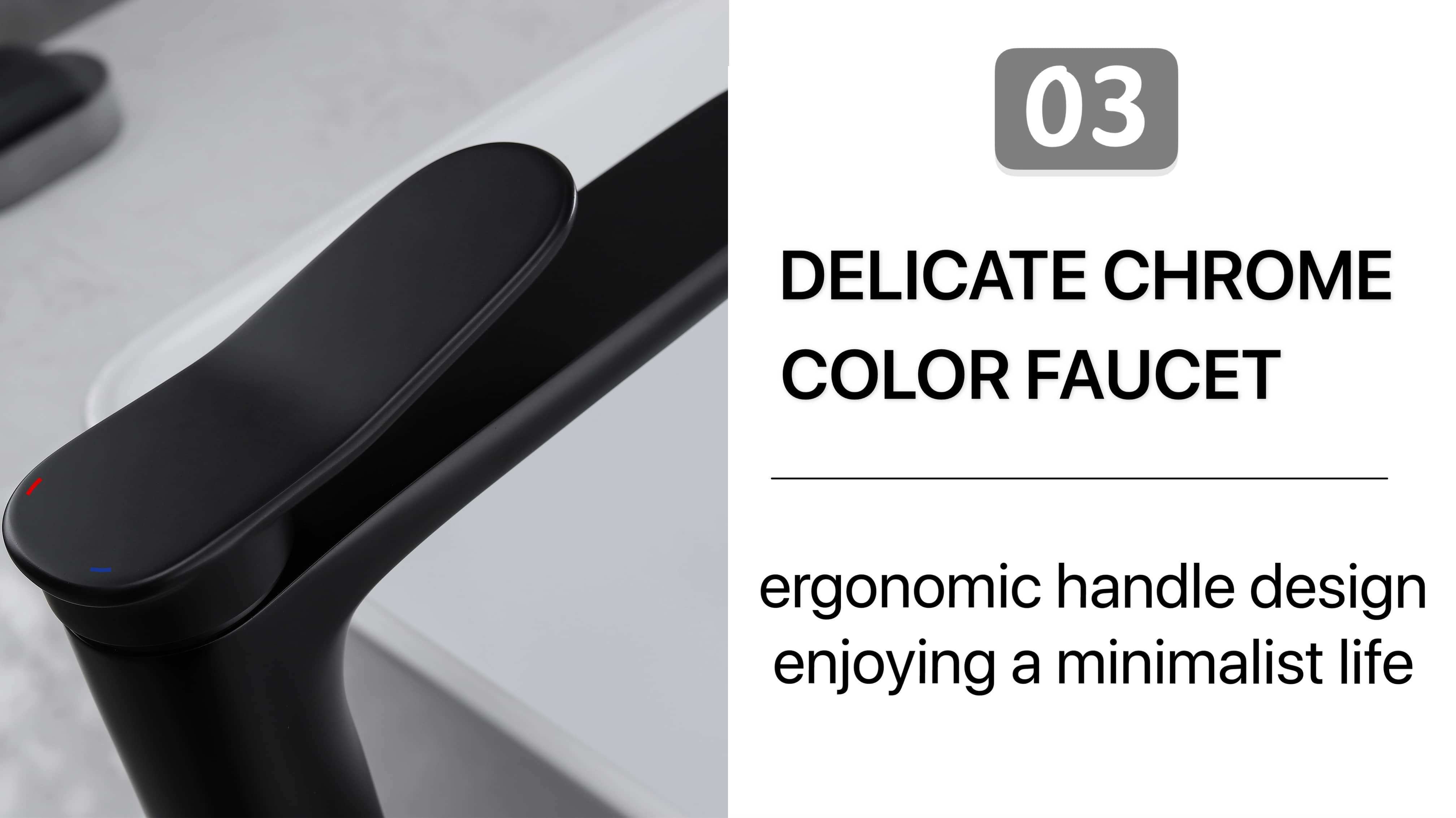 Black Color Wash Basin Faucet