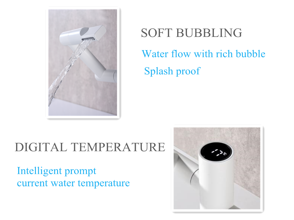 Digital Temperature Controlled Wash Basin Faucet