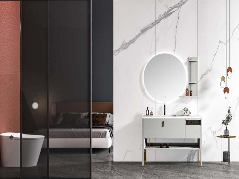 floor bathroom cabinet
