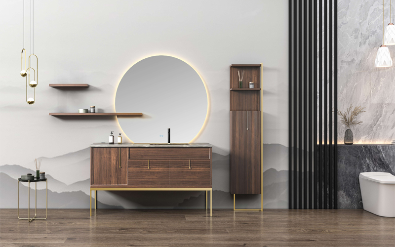 floor bathroom cabinet