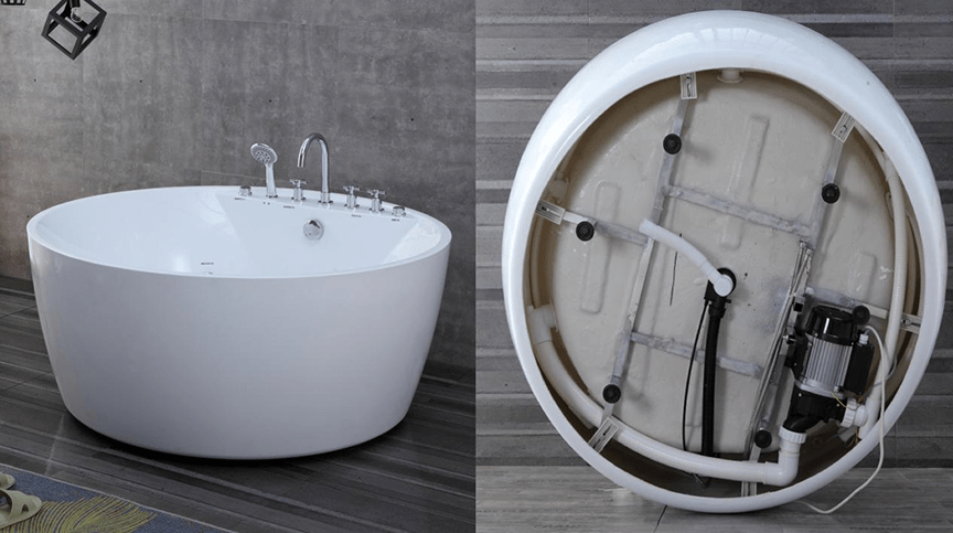 Round Massage Bathtub