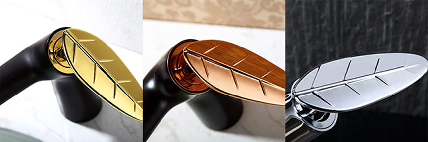 Leaf Handle Wash Basin Faucet
