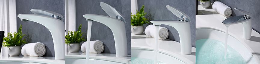White Wash Basin Faucet