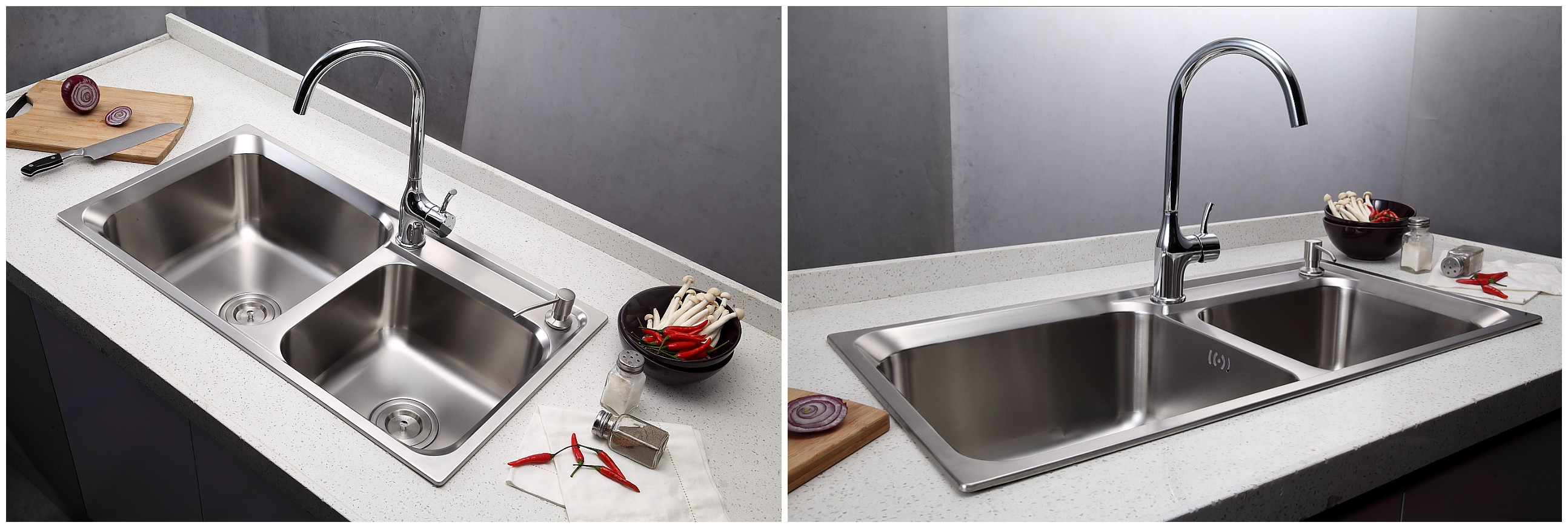 Double Bowl Stainless Steel Kitchen Sink
