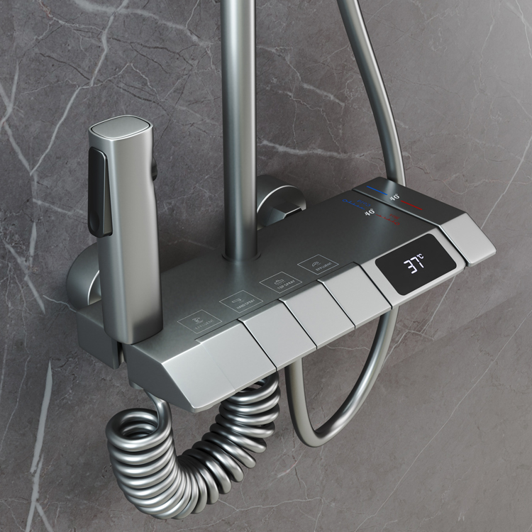 Piano Key Thermostatic Shower Sets