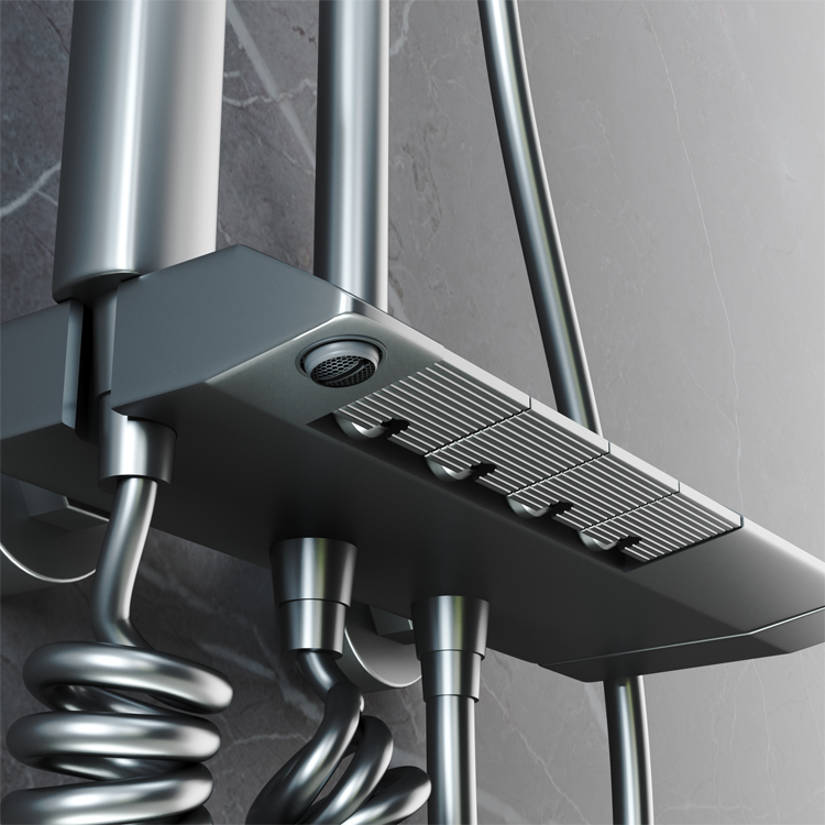 Piano Key Thermostatic Shower Sets