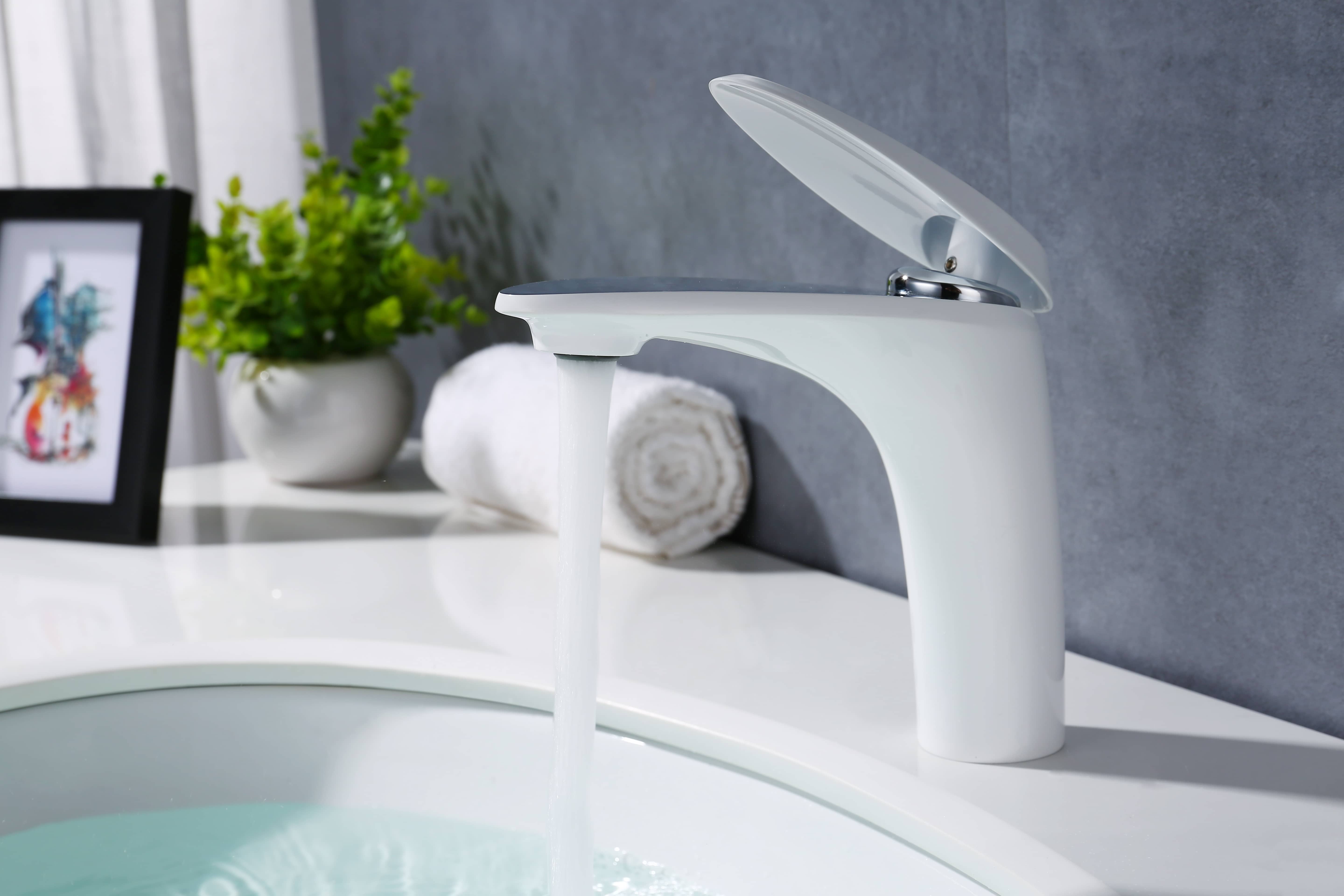 White Wash Basin Faucet