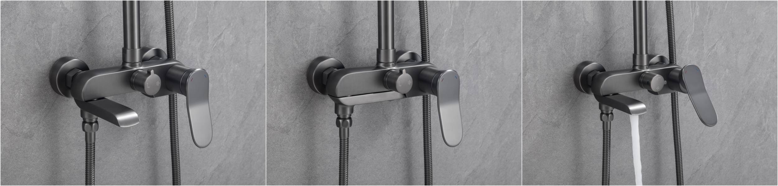 Grey Bathroom Shower Sets